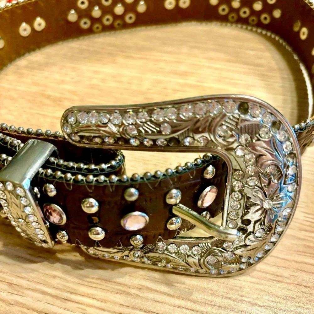 Child’s Western Studded Leather Belt